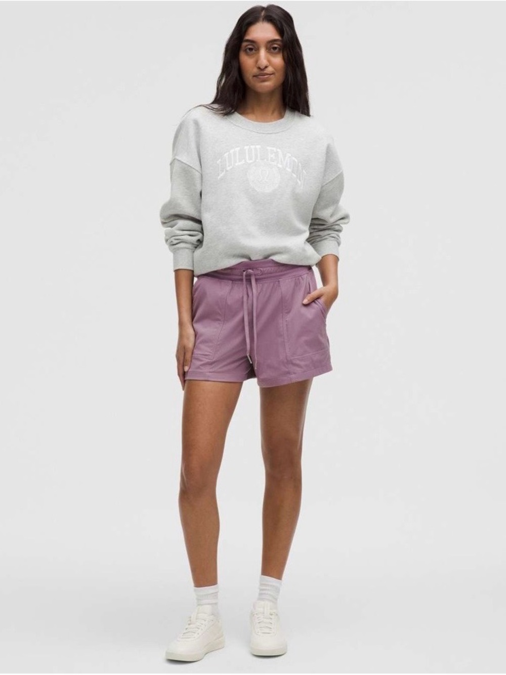 Lululemin Size 14 Dance Studio Shorts 3.5 Lined Lavender Lux